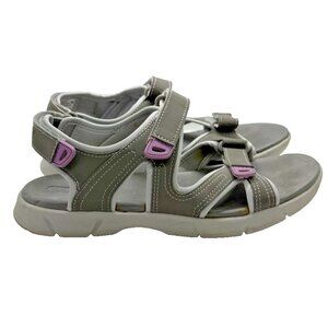 KHOMBU Evelyn Gray Casual Active Hiking Sandals Women's Size US 9 M 1399430